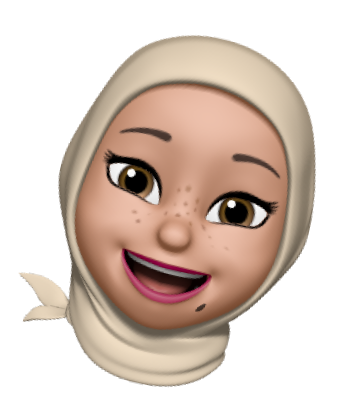 A hijabi emoticon